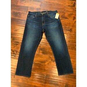 AG Adriano Goldschmied Men's Straight Jeans - Dark Blue